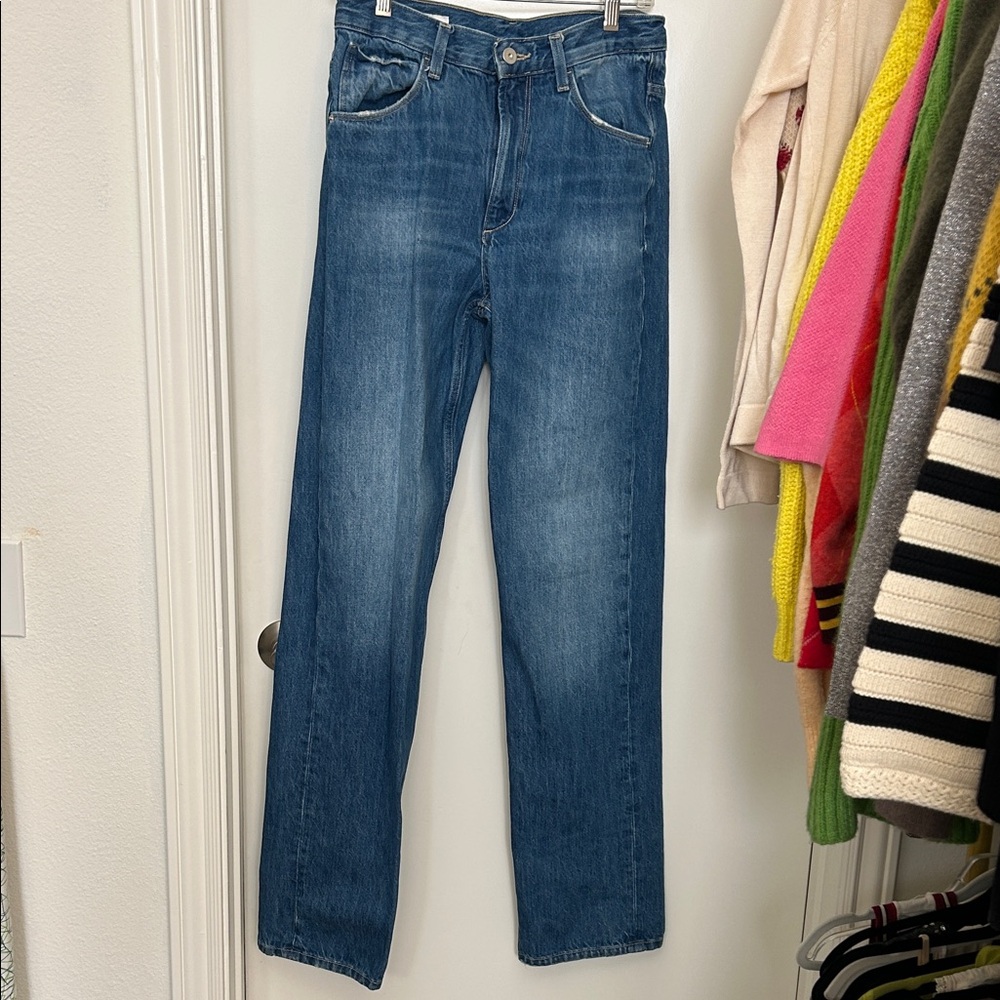 Zara Women's High Rise Jeans - Blue